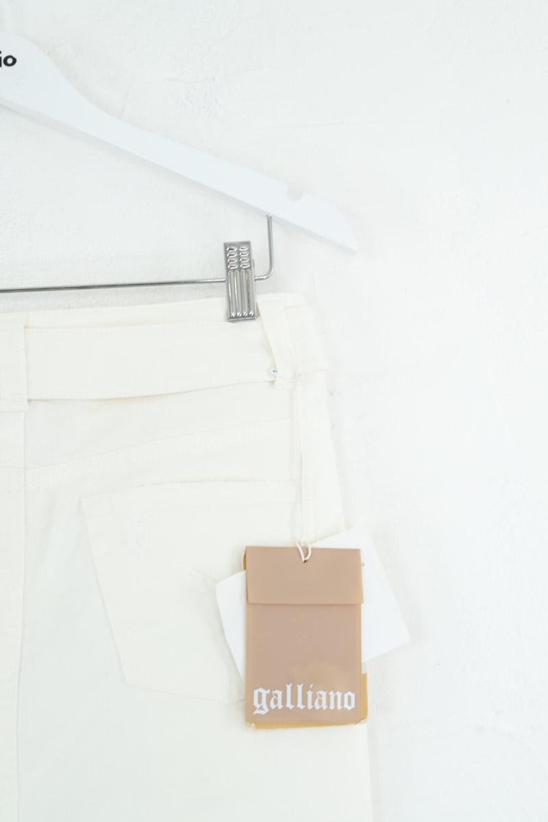 Jupe Galliano  Blanc