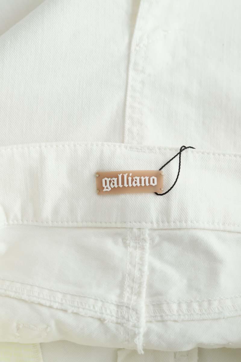 Jupe Galliano  Blanc