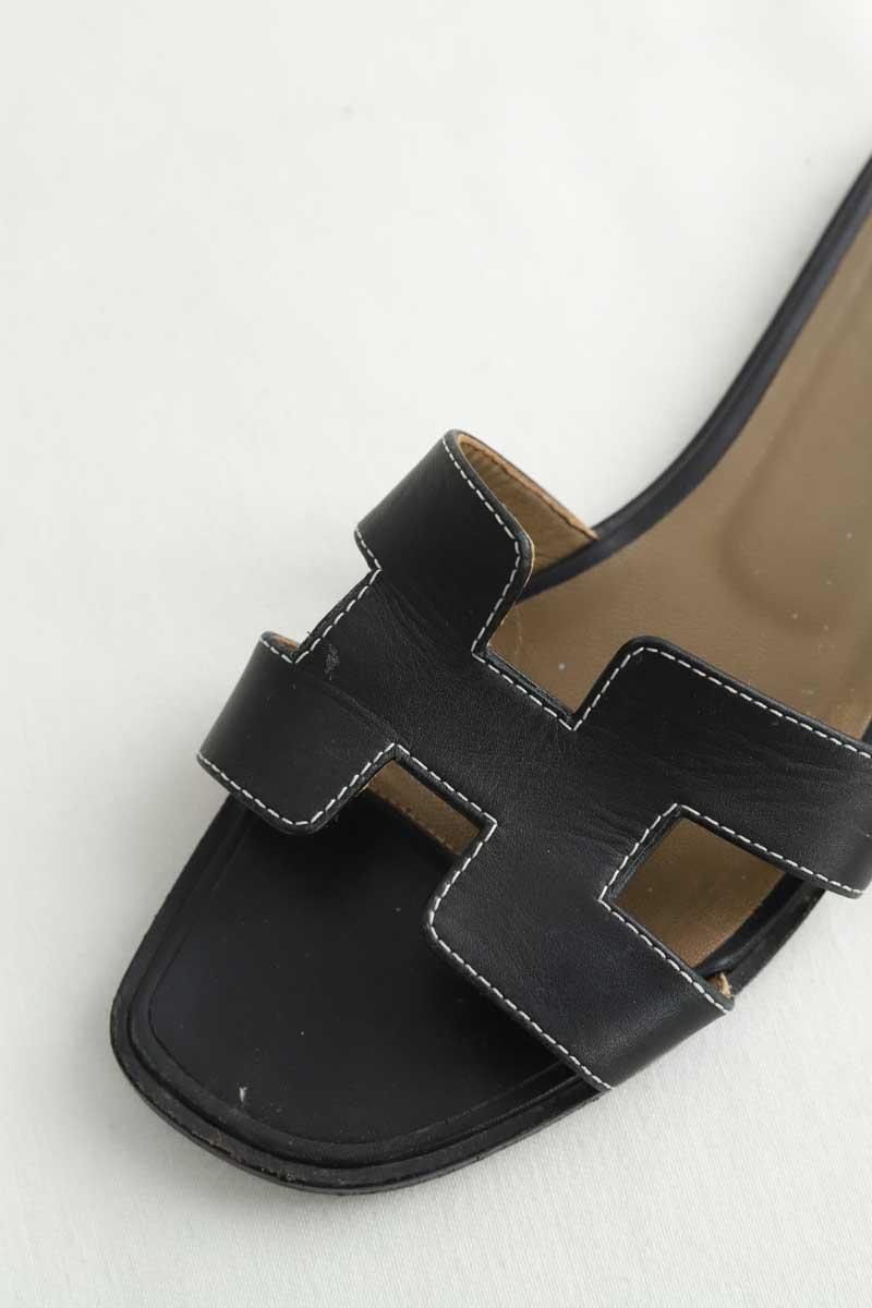 Sandales Hermès  Noir