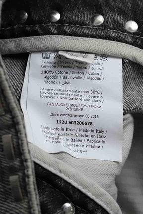 Jean droit Alberta Ferretti  Gris