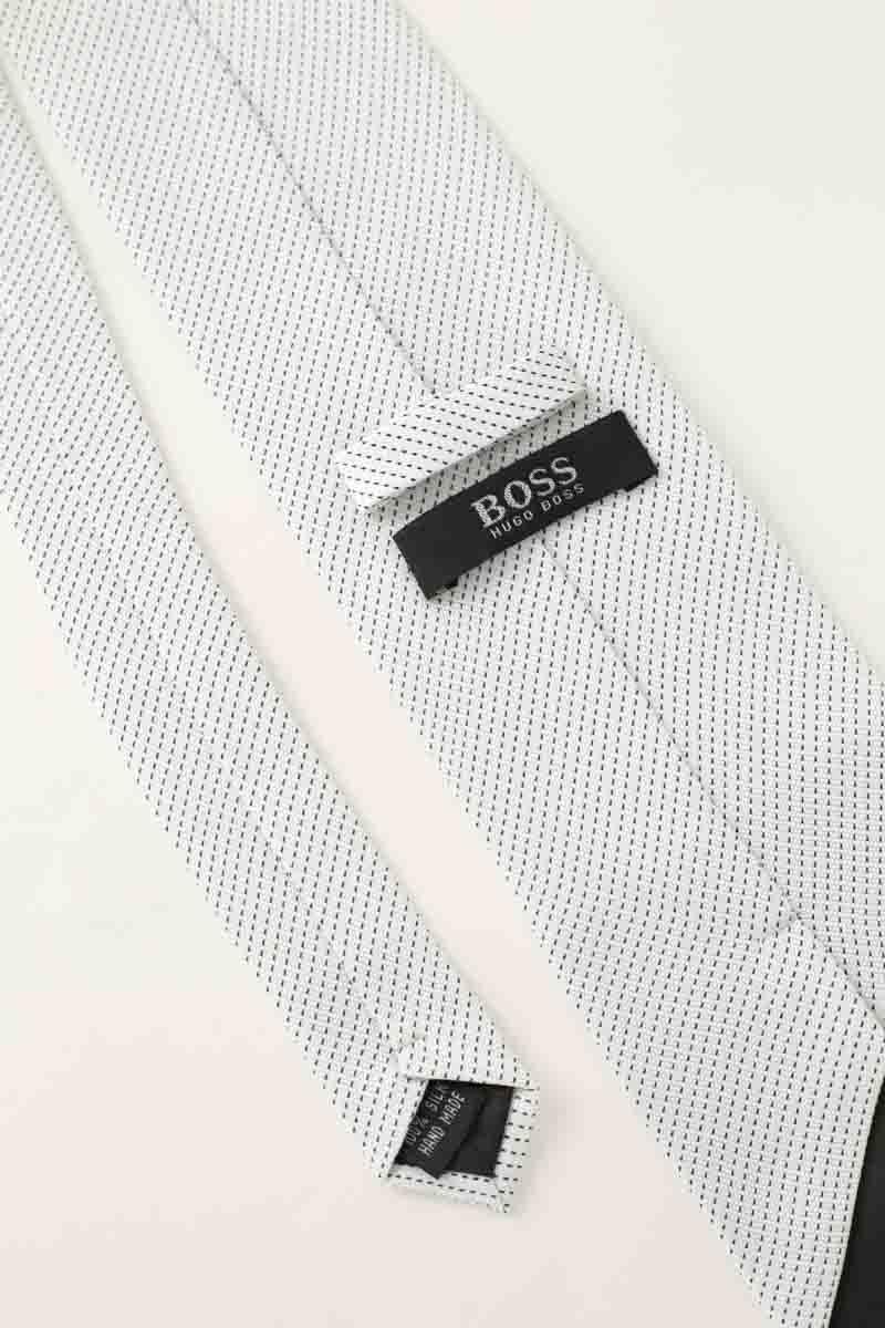 Cravate Hugo Boss  Blanc