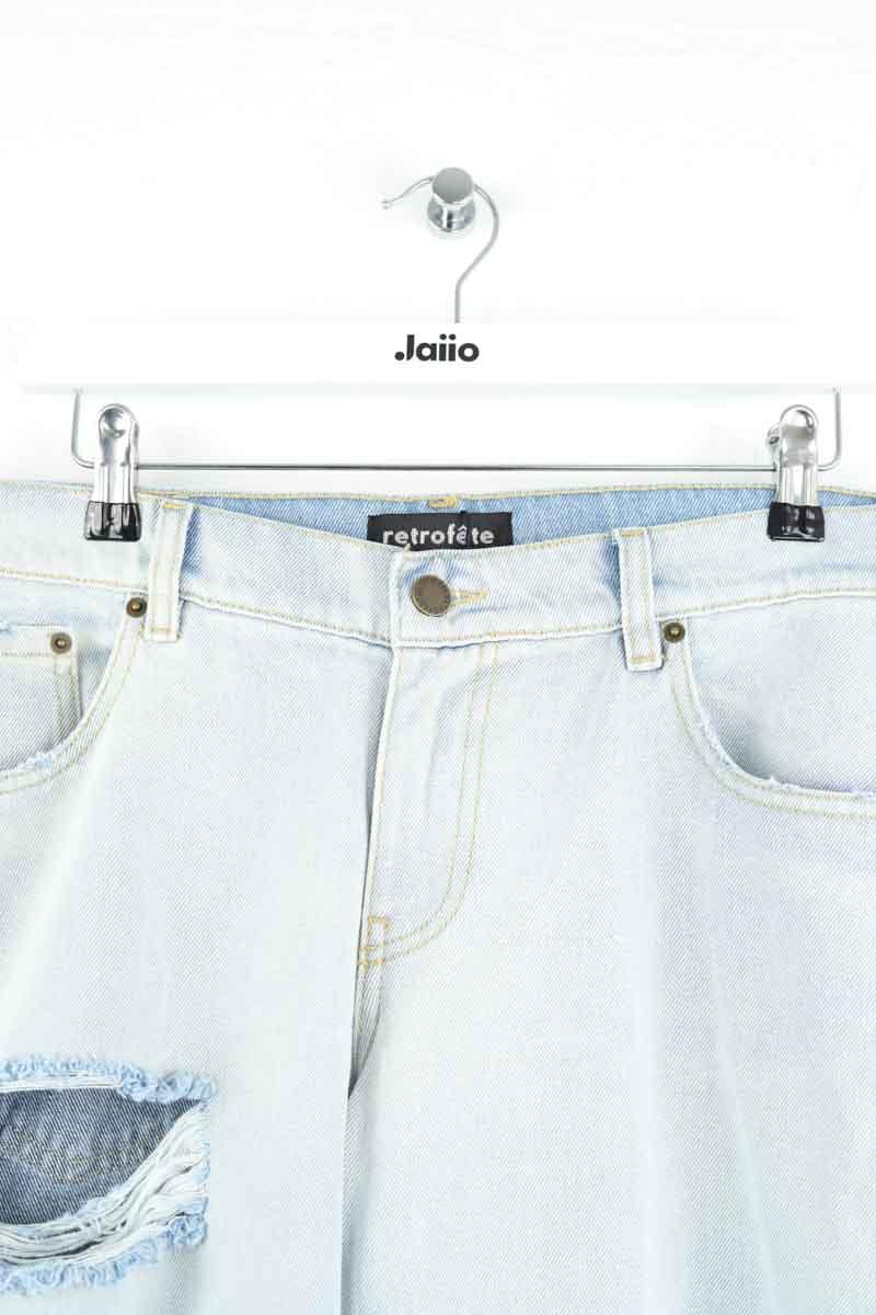 Jean droit Retrofete  Bleu
