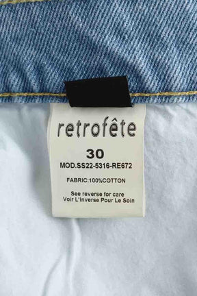 Jean droit Retrofete  Bleu