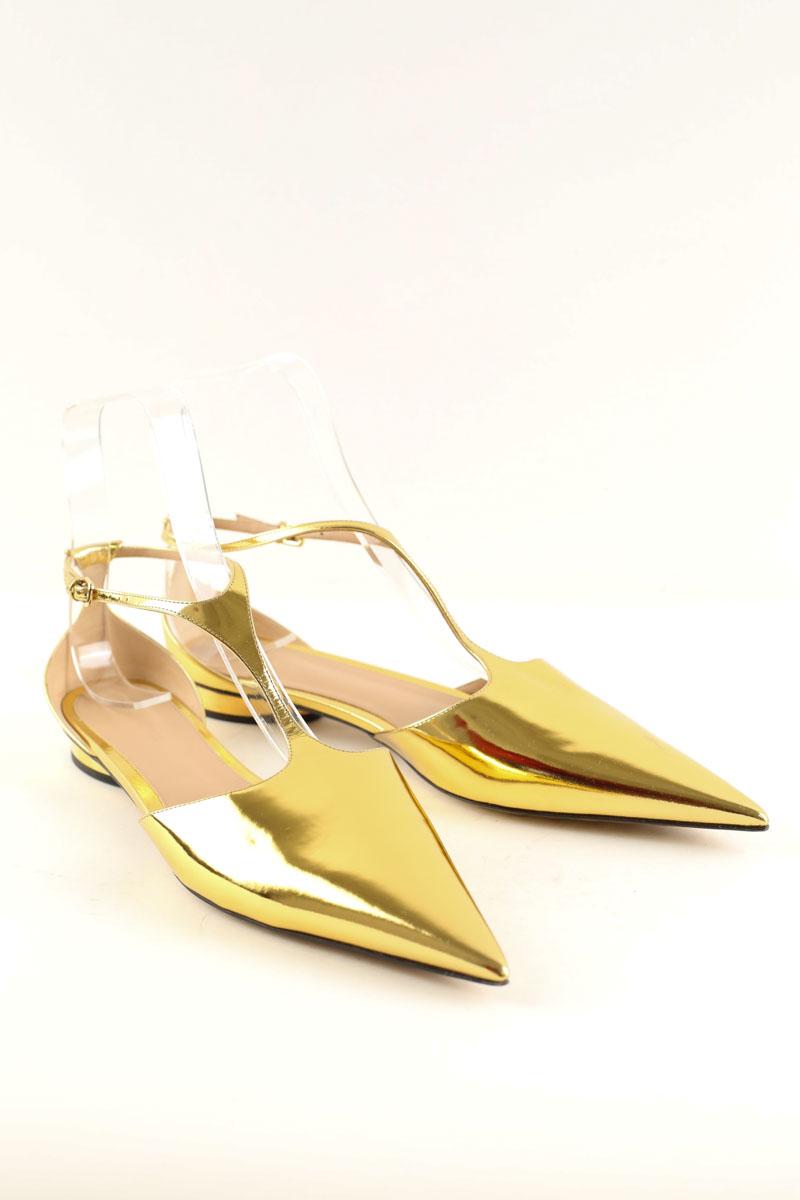 Ballerines Bottega Veneta  Doré