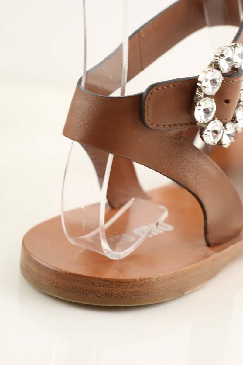 Sandales Miu Miu  Marron