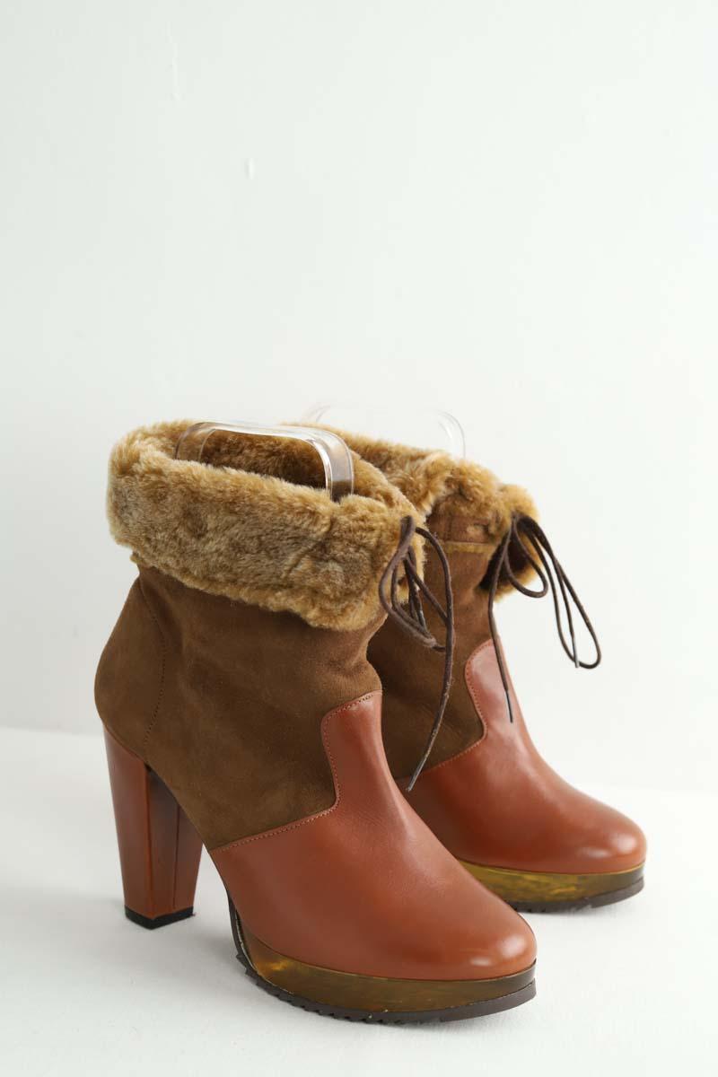 Boots Robert Clergerie  Marron