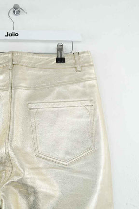 Pantalon droit PLUME  Doré