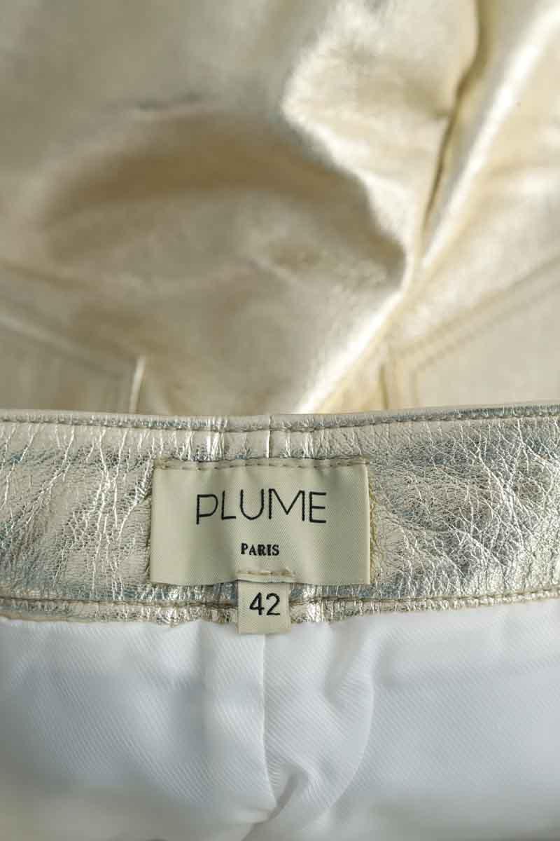 Pantalon droit PLUME  Doré