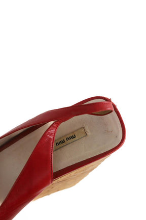 Talons Miu Miu  Rouge