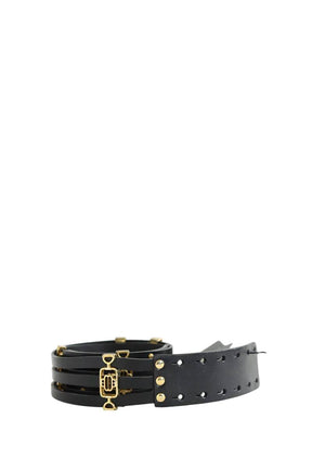Ceinture en cuir Maje  Noir