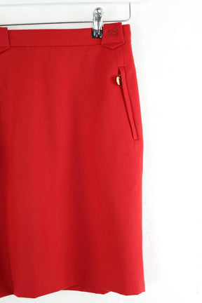 Jupe Burberry  Rouge