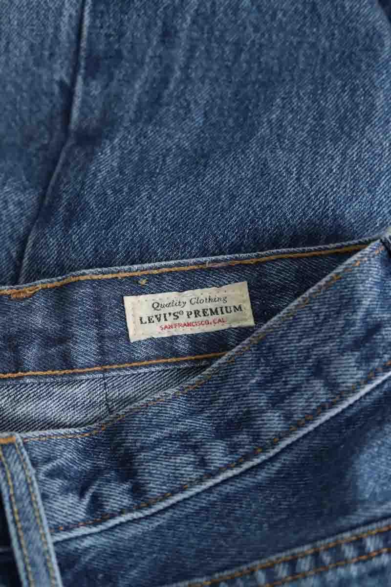 Jean droit Levi's 501 Bleu