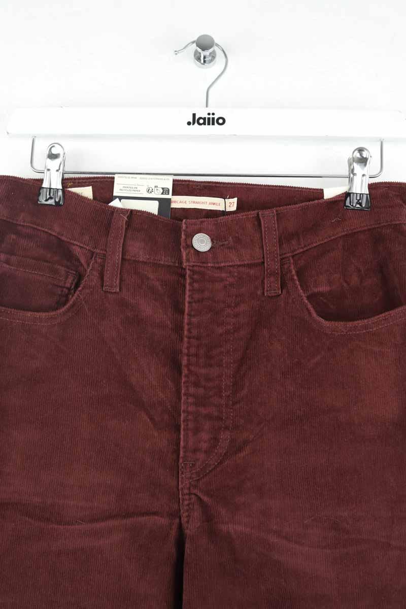 Pantalon droit Levi's  Bordeaux