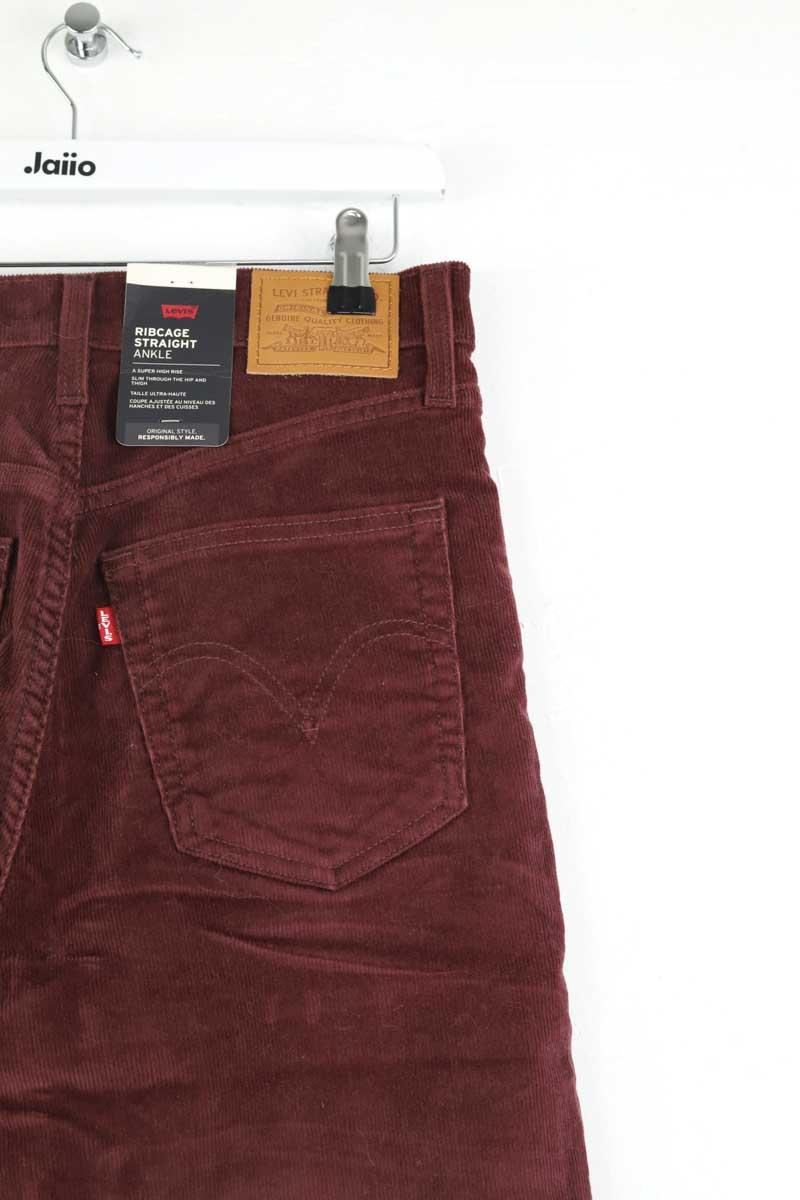 Pantalon droit Levi's  Bordeaux