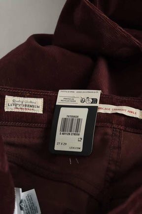 Pantalon droit Levi's  Bordeaux