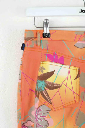 Pantalon droit Christian Lacroix  Orange