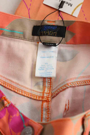 Pantalon droit Christian Lacroix  Orange