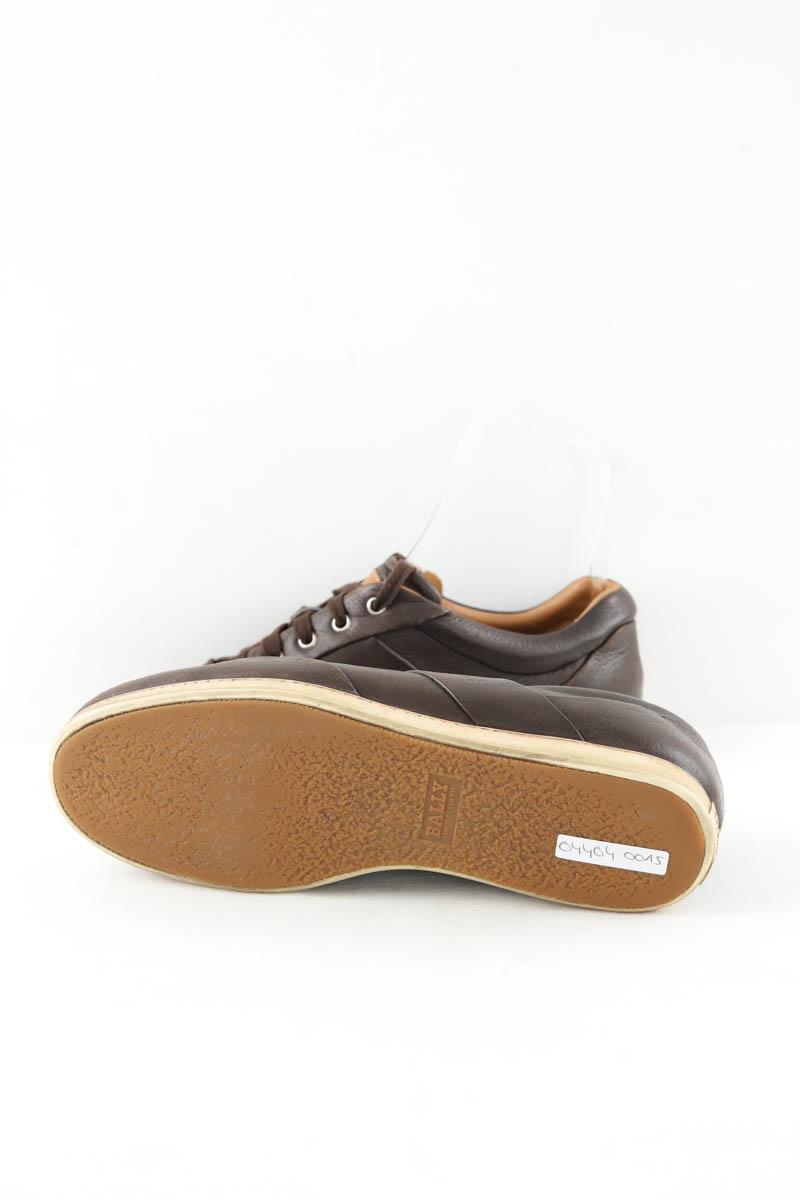 Baskets Bally  Marron