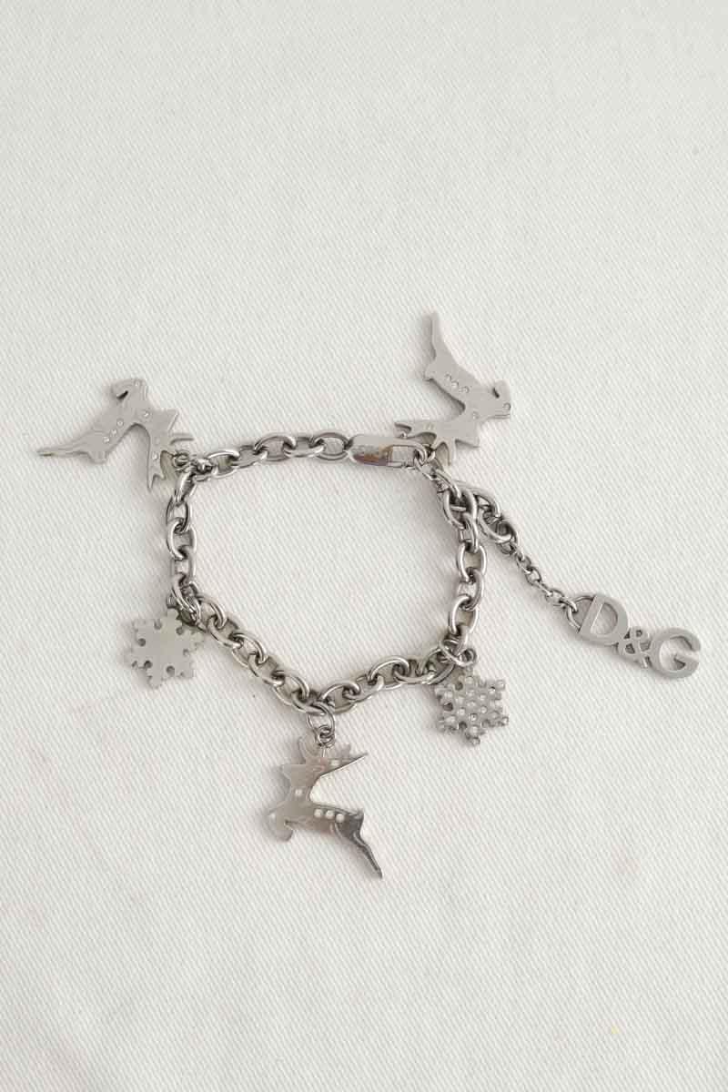 Lot bracelet et bague Dolce & Gabbana  Argent