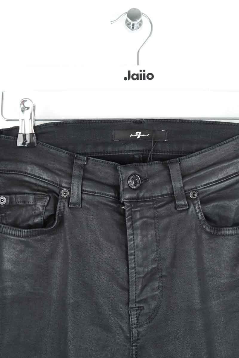 Pantalon droit 7 For All Mankind  Noir