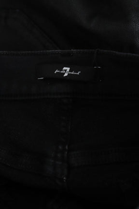 Pantalon droit 7 For All Mankind  Noir