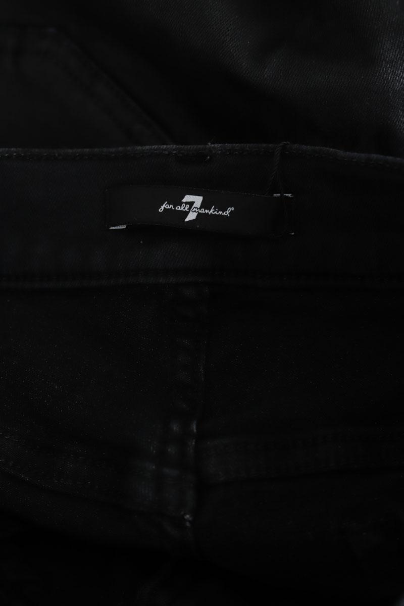 Pantalon droit 7 For All Mankind  Noir