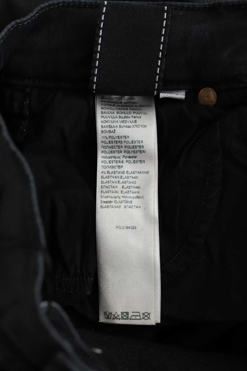 Pantalon droit 7 For All Mankind  Noir
