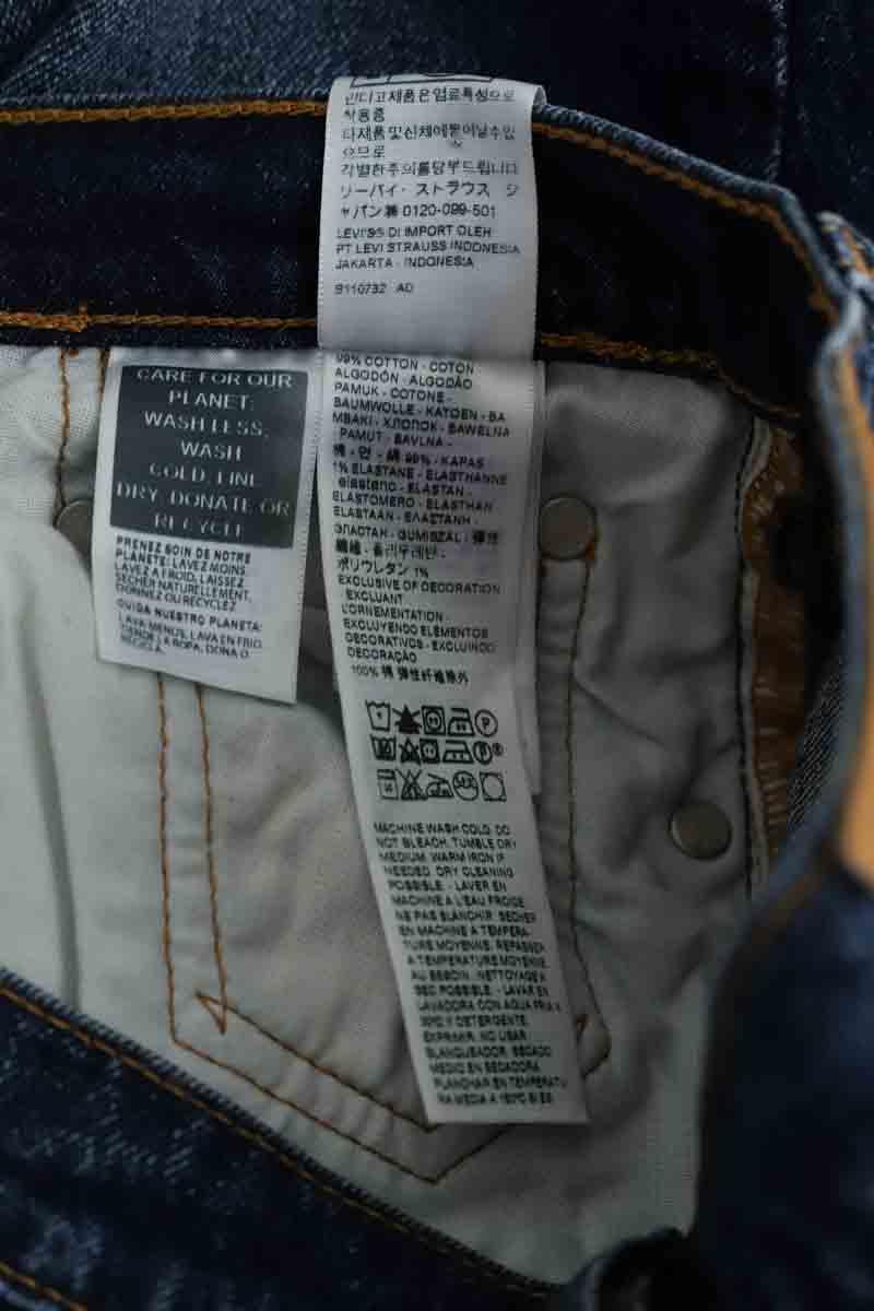 Jean droit Levi's 501 Bleu