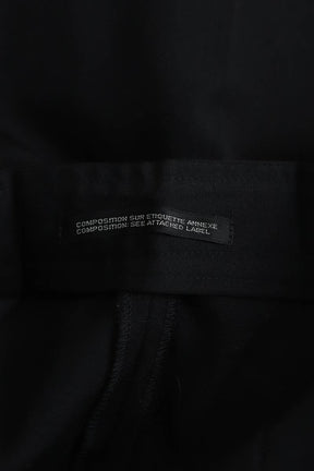Pantalon droit Yohji Yamamoto  Noir
