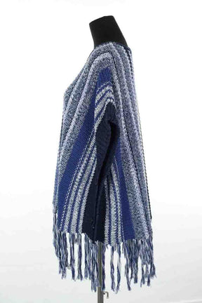 Poncho Claudie Pierlot  Bleu