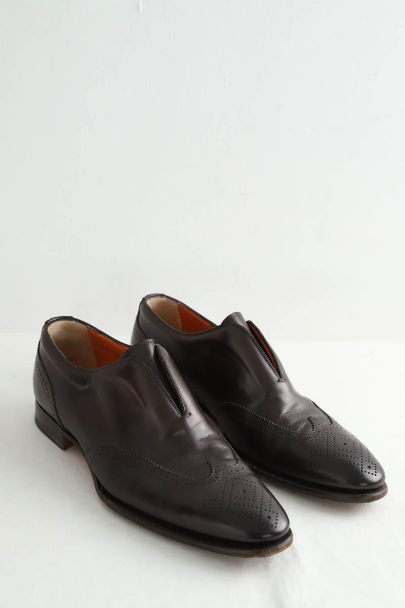 Chaussures à lacets Santoni  Marron