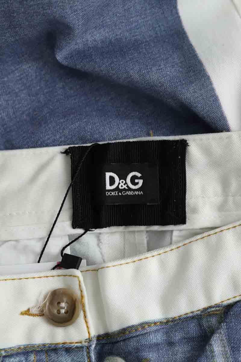 Pantalon droit Dolce & Gabbana  Bleu