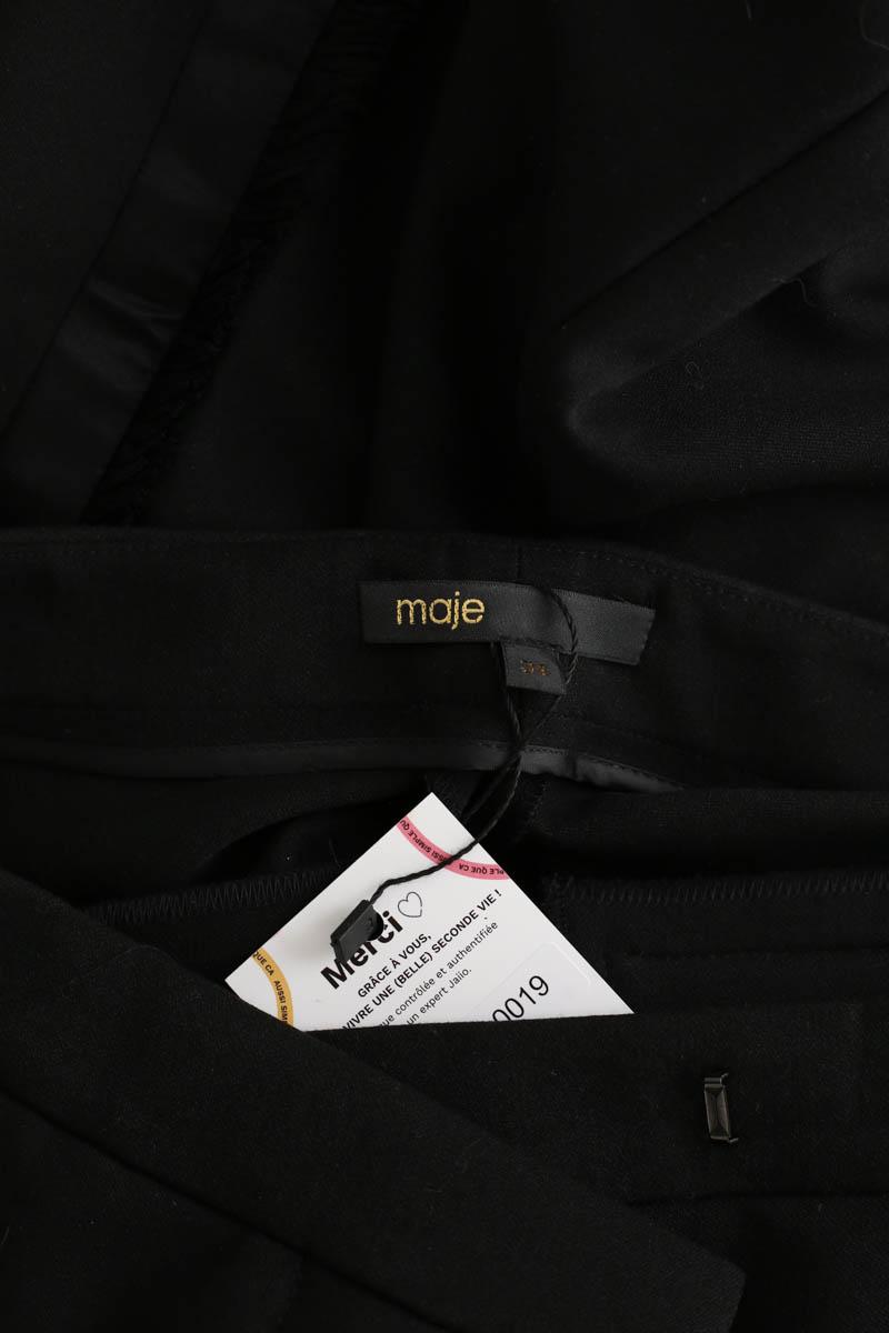 Pantalon droit Maje  Noir