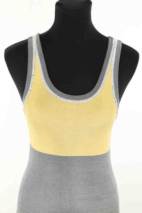 Top sans manche Sandro  Jaune