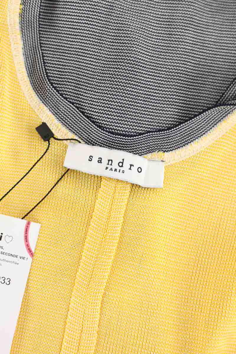 Top sans manche Sandro  Jaune