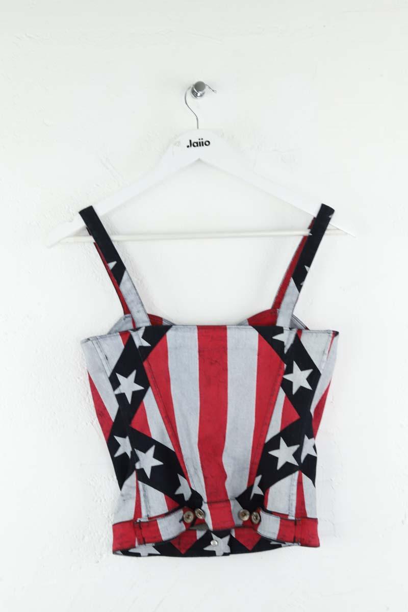 Top sans manche Moschino  Rouge