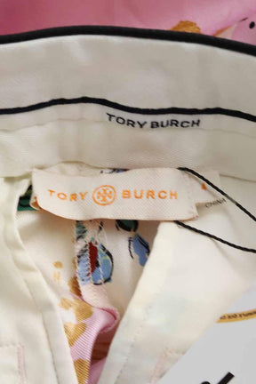 Pantalon droit Tory Burch  Rose