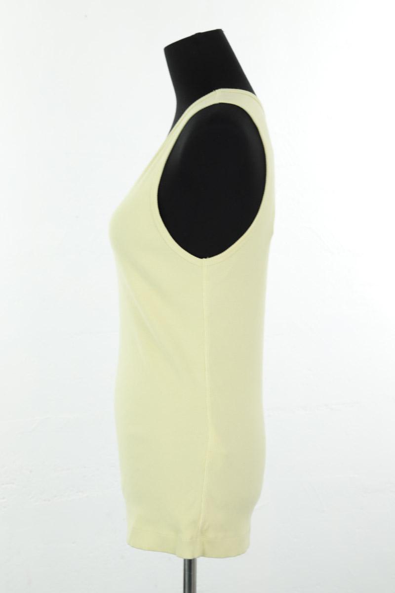 Top sans manche Kitsuné  Jaune