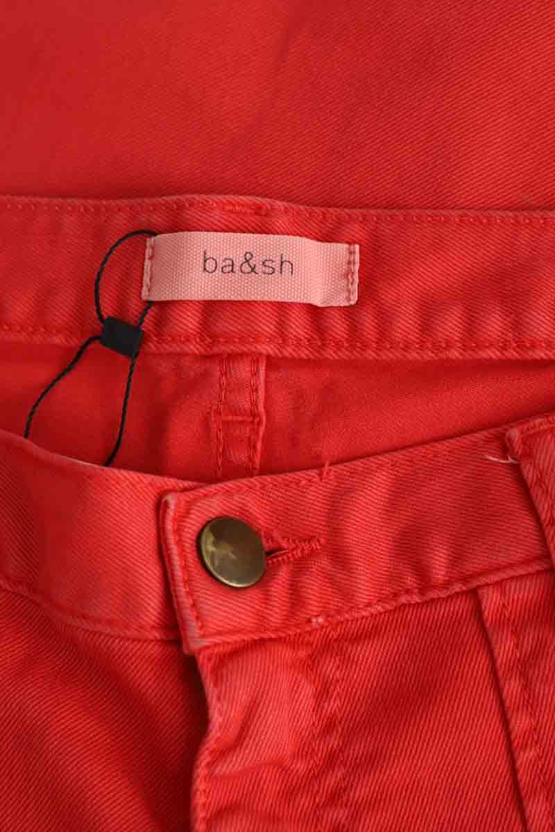 Pantalon slim Bash  Rouge