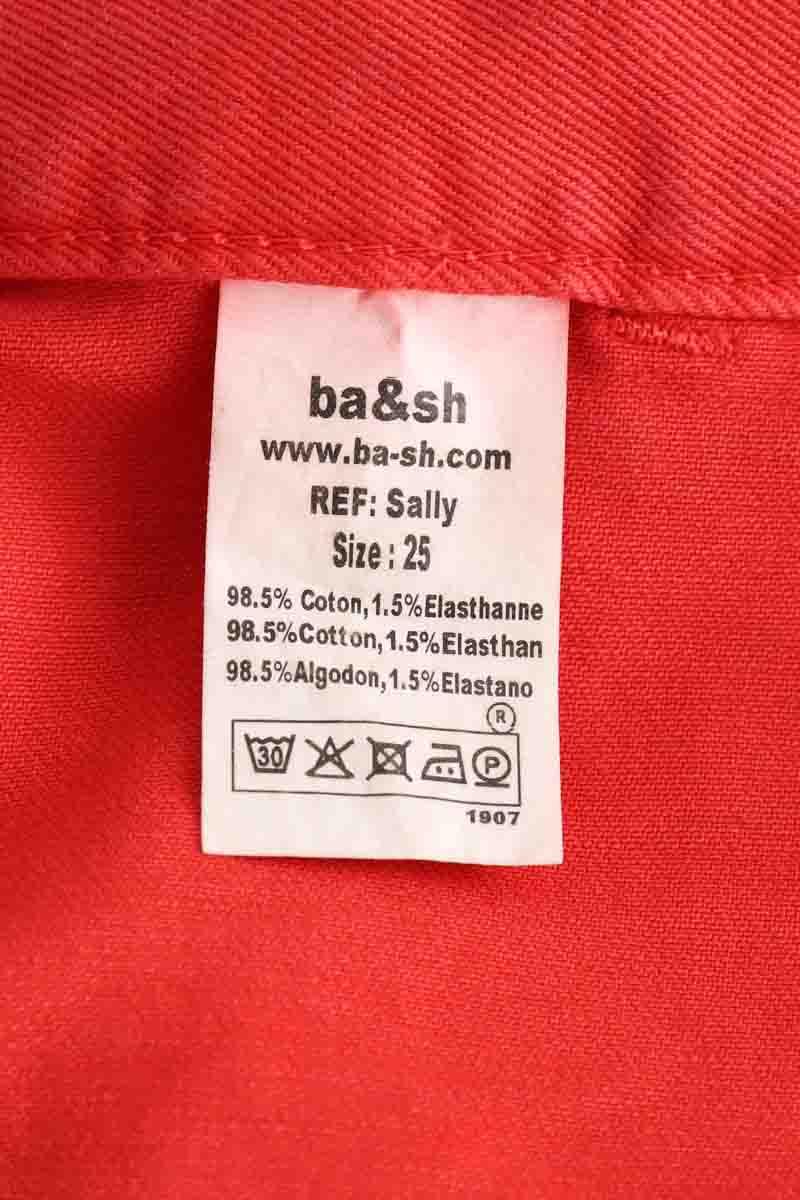 Pantalon slim Bash  Rouge
