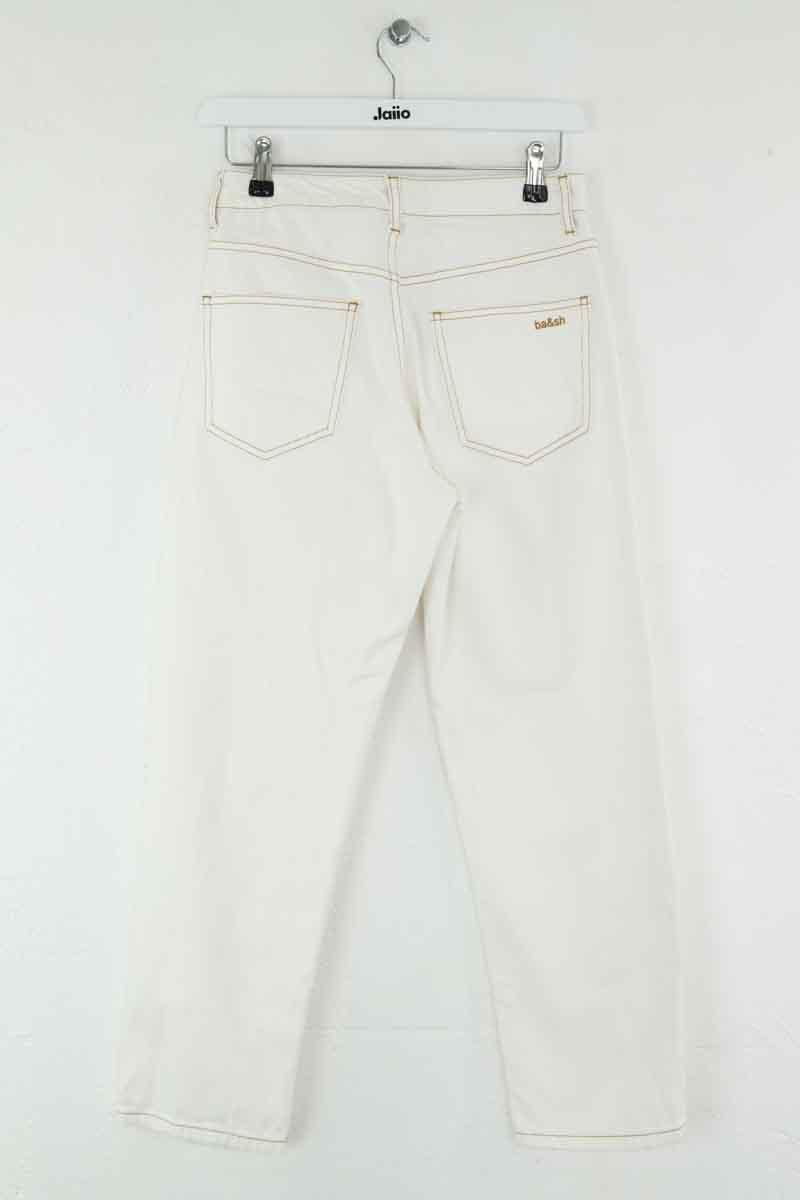 Jean droit Bash  Blanc