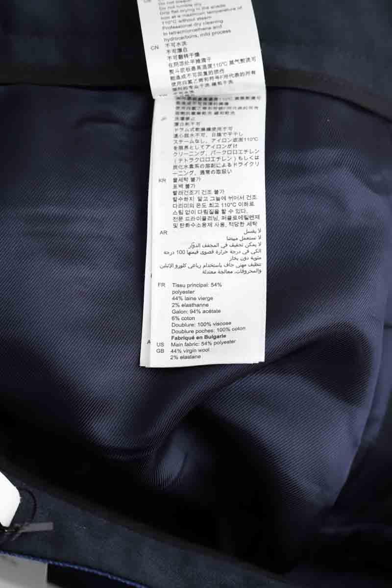Pantalon droit Sandro  Marine