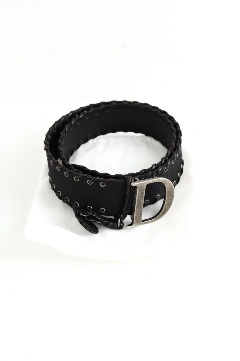 Ceinture en tissu Dior  Noir
