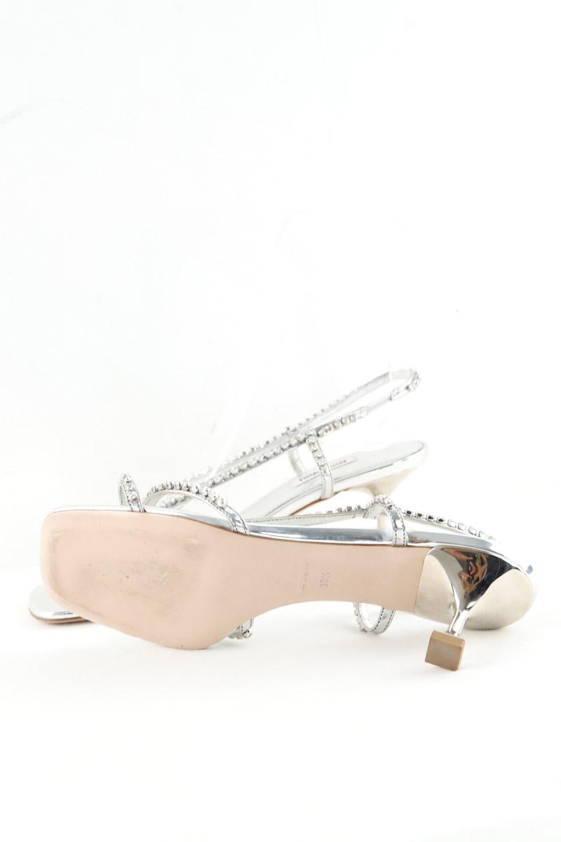 Talons Miu Miu  Argent
