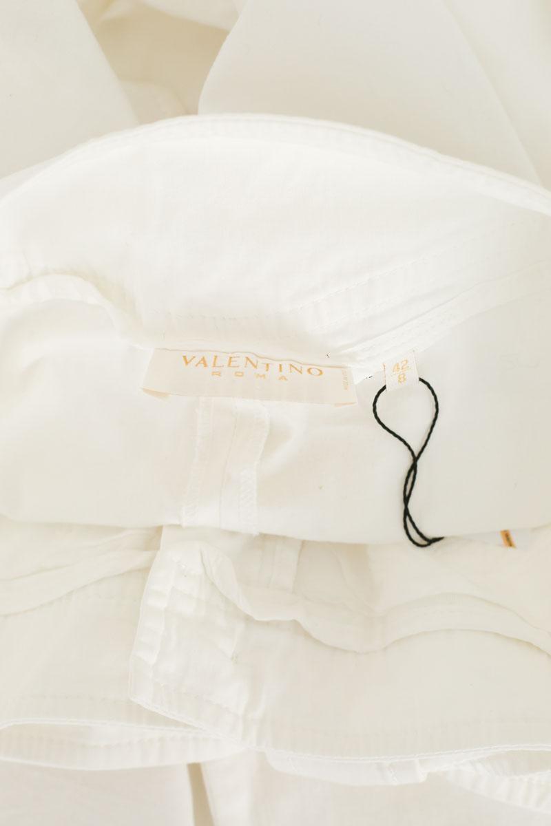 Pantalon droit Valentino  Blanc