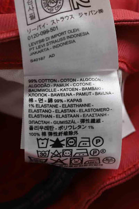 Pantalon Levi's  Rouge