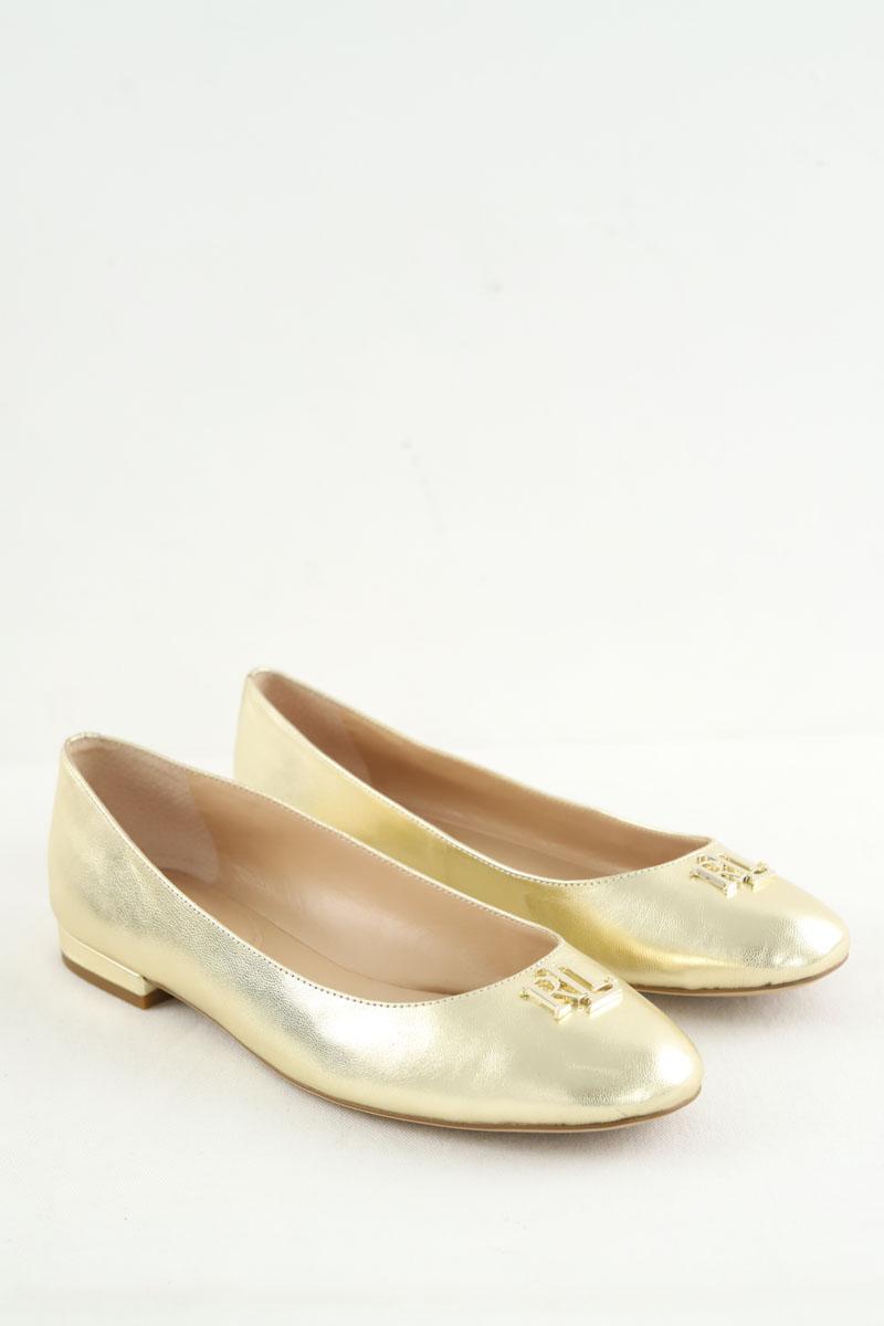 Ballerines Ralph Lauren  Doré