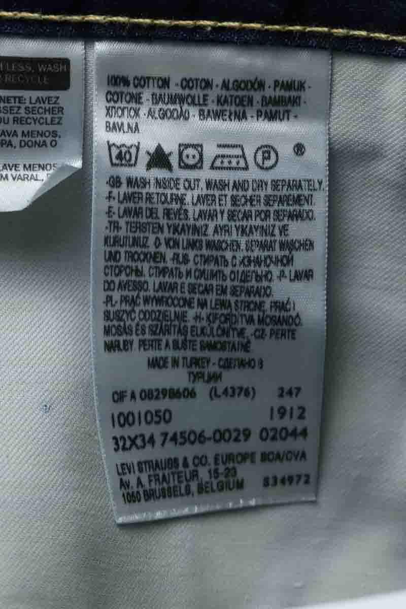 Jean droit Levi's  Bleu