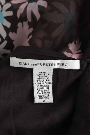 Robe Diane Von Furstenberg  Marron
