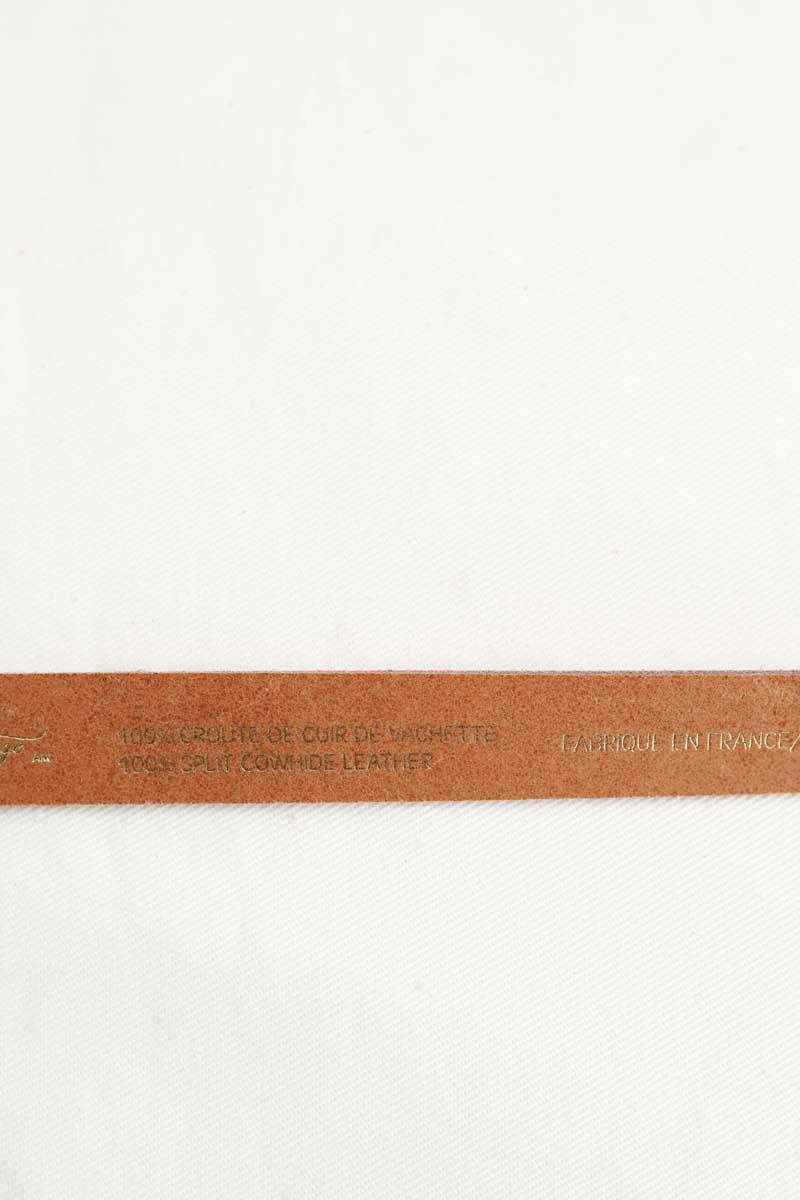 Ceinture en cuir American Vintage  Camel